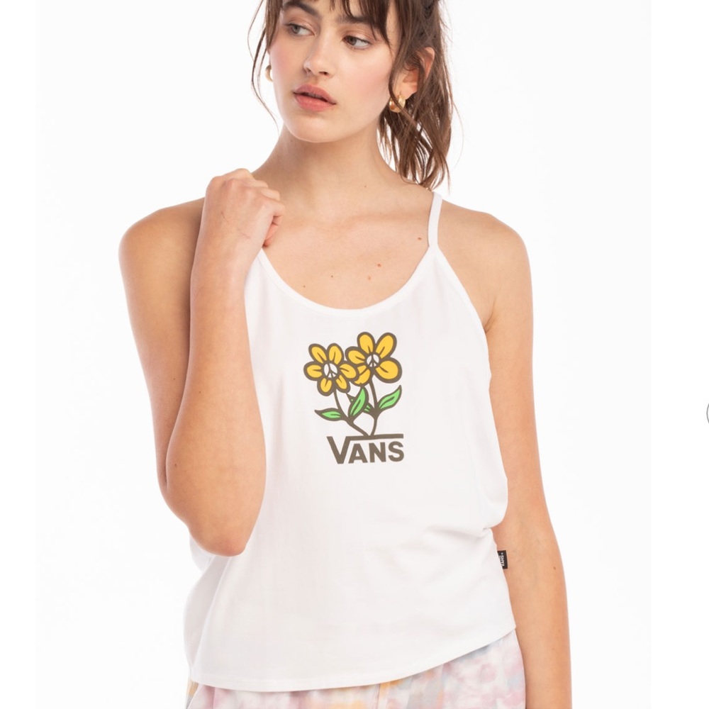NWT Vans Pick Peace Halter Tank Top